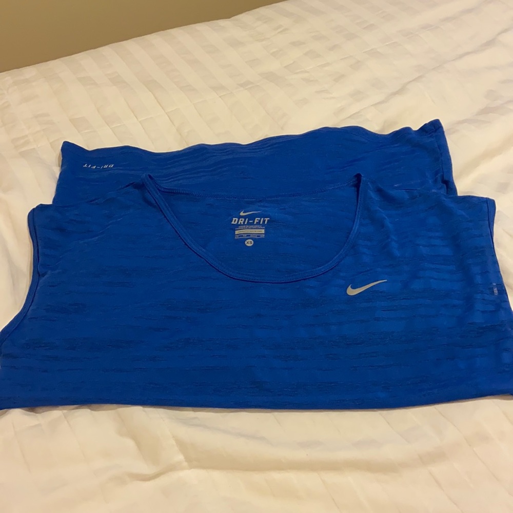 Nike XS women’s tank top royal blue -